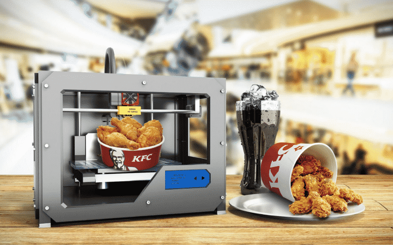 KFC vai produzir os primeiros nuggets de Frango impressos em 3D