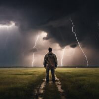 TEMPESTADE COM RAIOS: É MAIS SEGURO ESTAR SECO OU MOLHADO? A CIÊNCIA JÁ TEM UMA RESPOSTA!